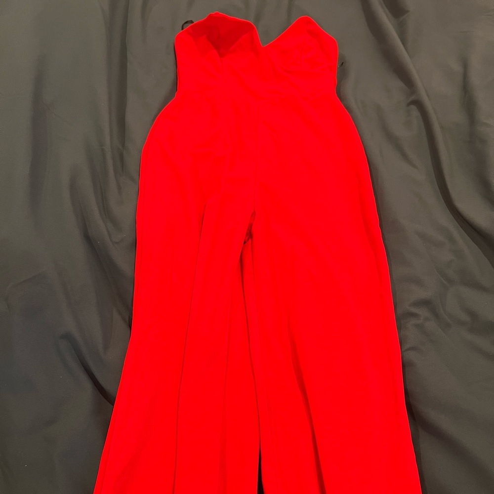 Lulus red jumpsuit